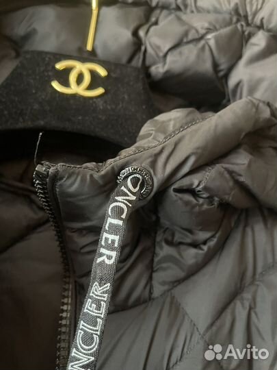 Пуховик пальто длинный moncler