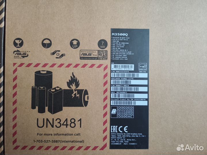 Ноутбук игровой Asus Vivobook Pro 15 oled M3500Q