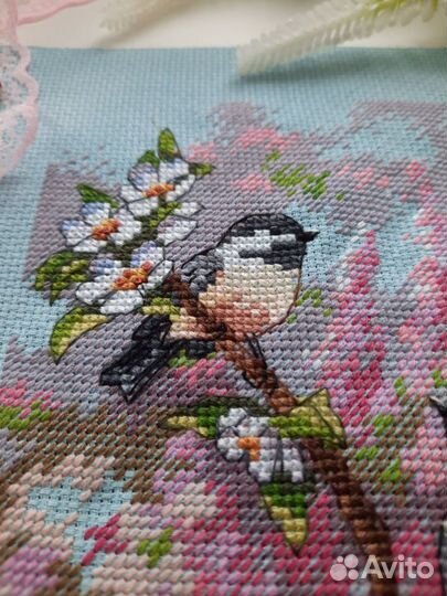 Вышивка крестом готовая картина
