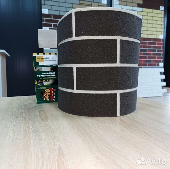 Гибкий кирпич WarmPlatt без затирки швов