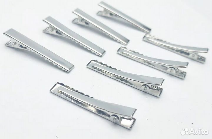 Зажимы металлические 4,5 см, 5,5 см, 7,5 см, основ