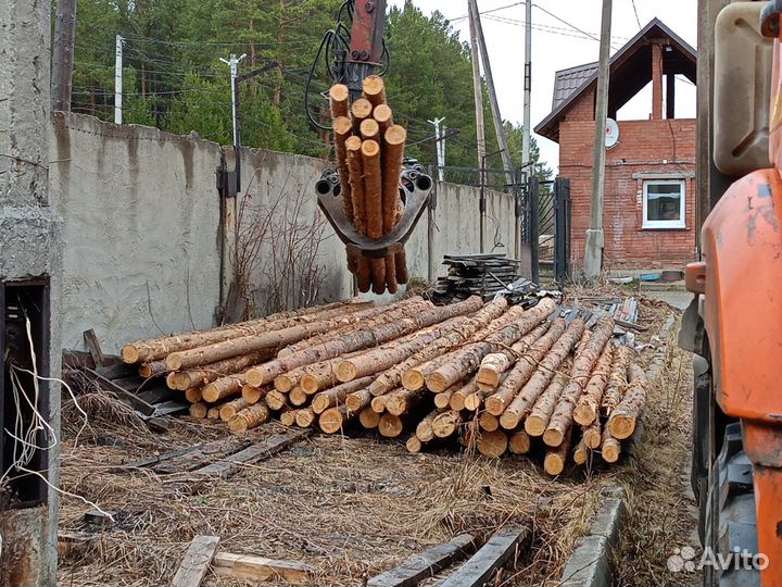 Столбы для забора деревянные