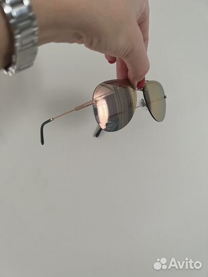 Солнцезащитные очки bvlgari зеркальные авиаторы