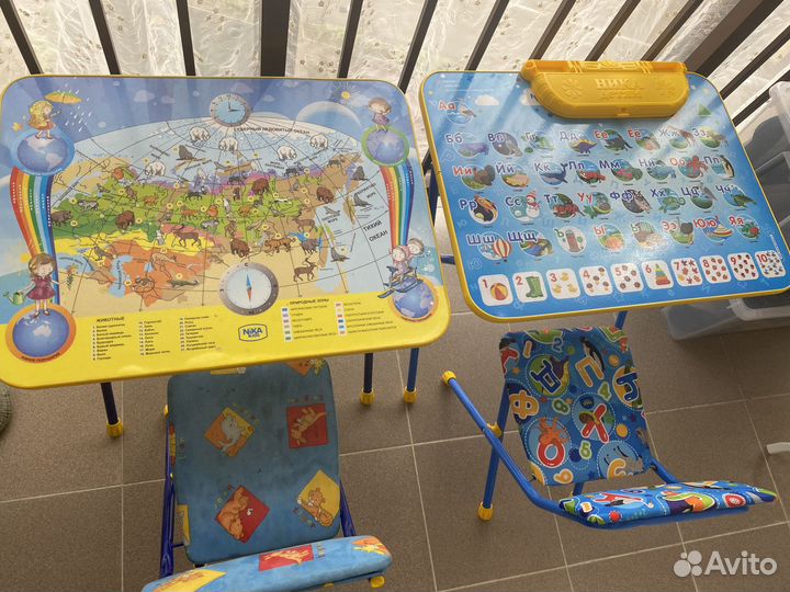 Детский стол со стулом Nika kids