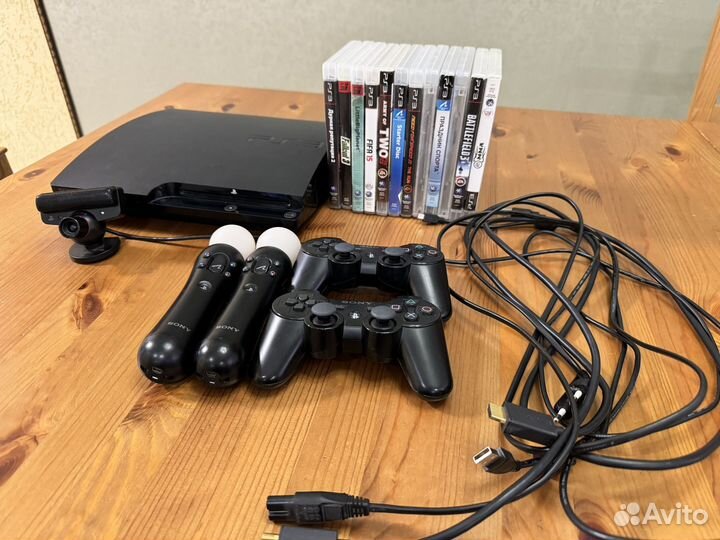 Игровая приставка ps3 с играми