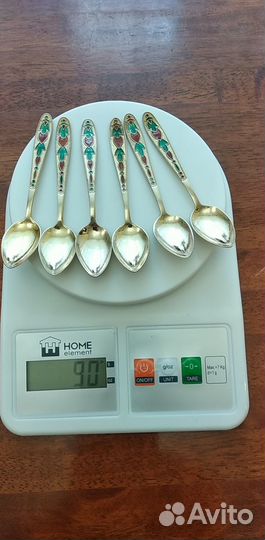 Набор серебряных ложек СССР