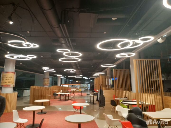 Светильники для ТЦ кафе и ресторанов