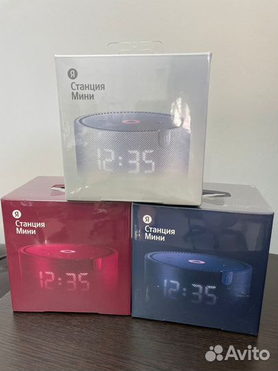 Умная колонка Алиса мини с часами