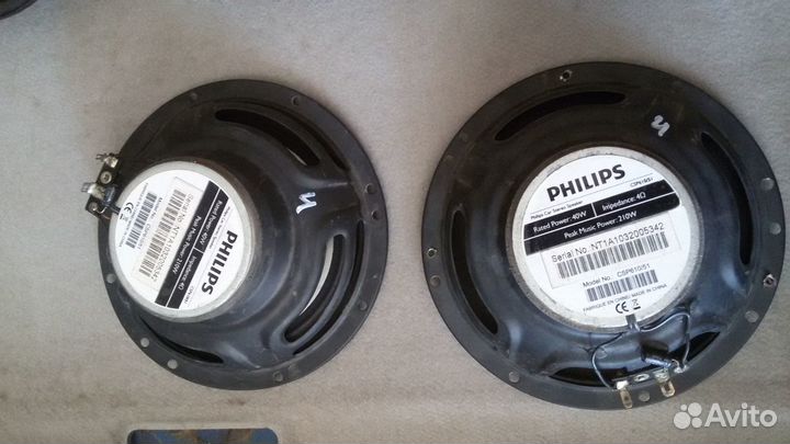 Динамики philips 16 см