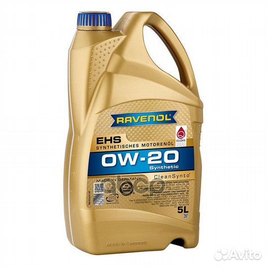 Ravenol EHS SAE 0W-20 SP/C6/GF-6A Масло моторно