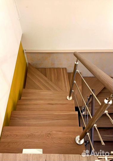 Каркас лестницы из металла