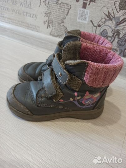 Ботинки демисезонные для девочки 27 размер