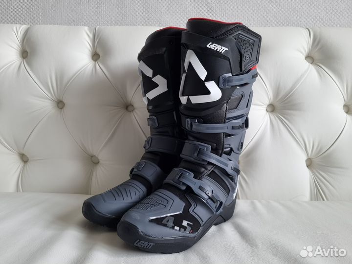 Kpoccoвые Мотоботы Leatt 4.5 Hoвые Cepый Гpaфuт 23