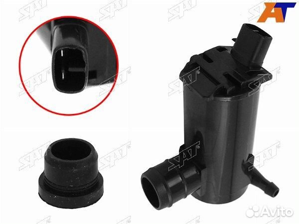 Насос омывателя hyundai accent 94-00, hyundai elantra III 00-06, hyundai H1/starex 97-07, hyundai XG