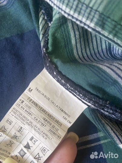 Рубашка и футболка benetton 128-134