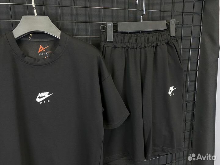 Спортивный костюм Nike черный летний новый