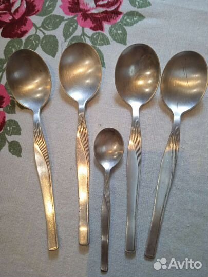 Мельхиоровые вилки ложки СССР