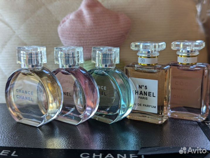 Набор chanel миниатюр Chance Tender, Fraiche, Coco