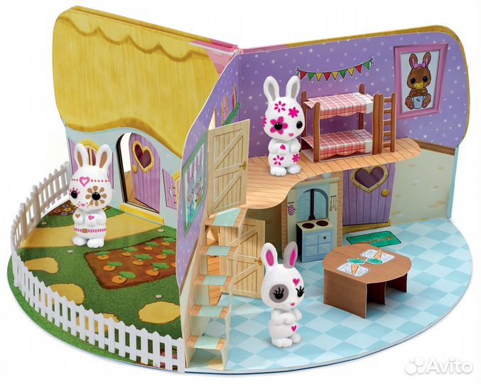 Игровой набор Книжка-домик Фуззики