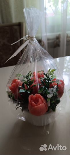 Букеты из декоративного мыла