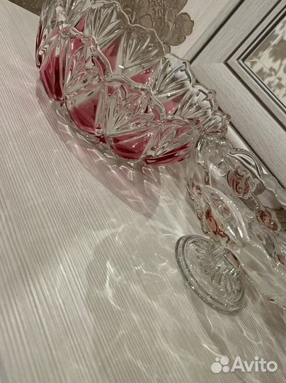 Конфетница/ваза/салатник/хрустальный