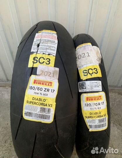 180/60+120/70 SC3 Pirelli Diablo Supercorsa V3
