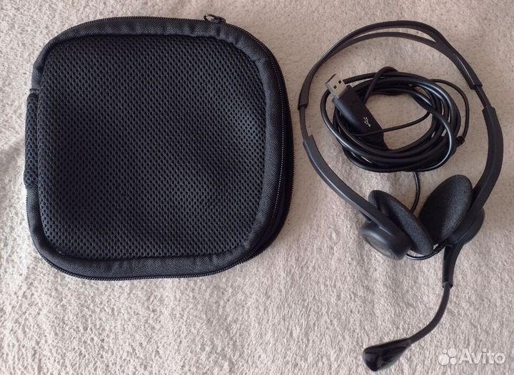 Logitech PC 960 гарнитура наушники+микрофон