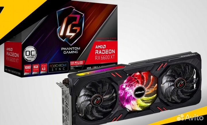 Продам видеокарту Radeon RX 6600 XT Phantom Gaming