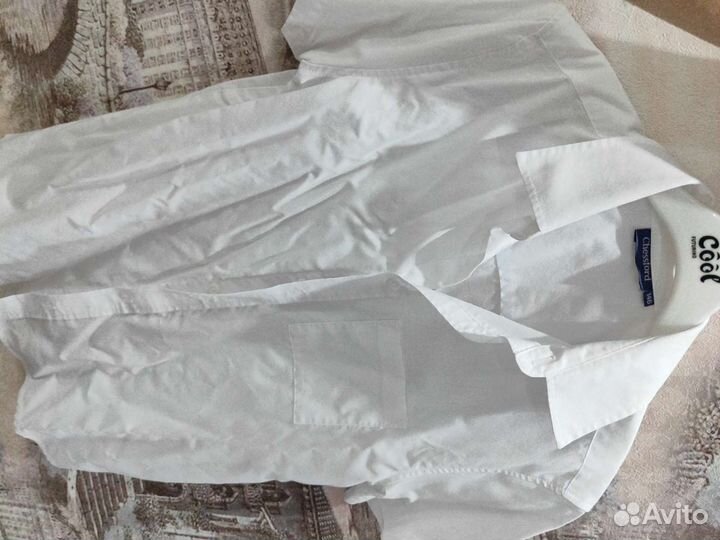 Рубашка новая белая 146 рост