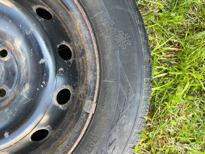 Колесо 185 65 r 15 зимние с дисками от Логана