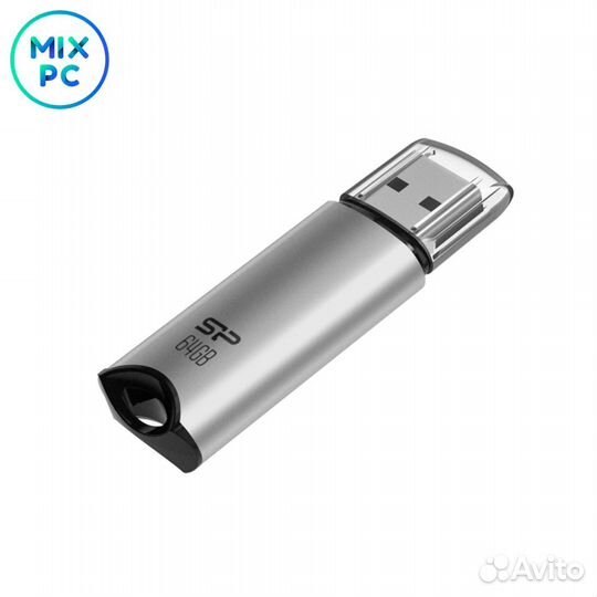 Флеш диск 64GB Silicon Power Marvel M02 USB 3.2