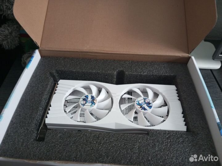 Видеокарта SY-RX 580 8gb White