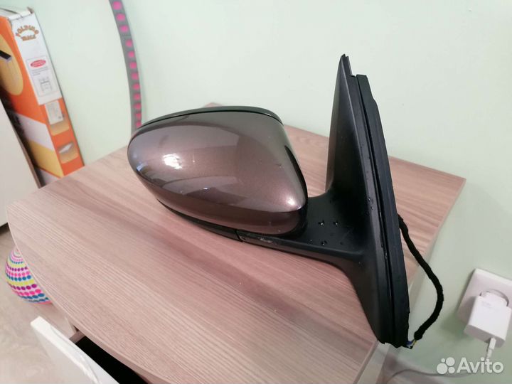Зеркало правое фольксваген поло, шкода рапид
