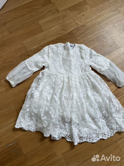 Платье детское нарядное размер 80