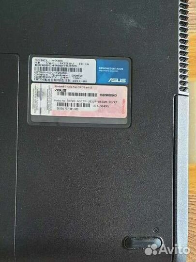 Ноутбук Asus N73SV 17.3