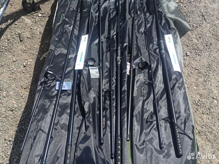 Комплект карповых удилищ 390см 50 кольцо