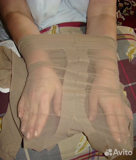 Тончайшие утягивающие классные колготки без шорт