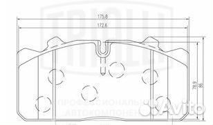 Колодки тормозн DAF, MAN, Iveco WVA № 29088 диск с