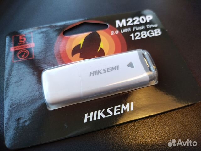 Флеш-накопитель USB на 128Gb новый в упаковке