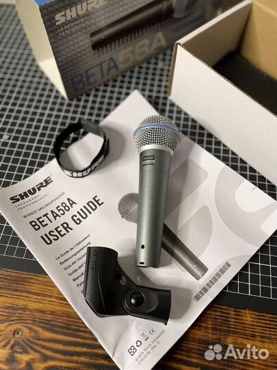 Микрофон вокальный проводной Shure Beta58A