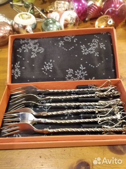 Набор вилок и ложек для канапе