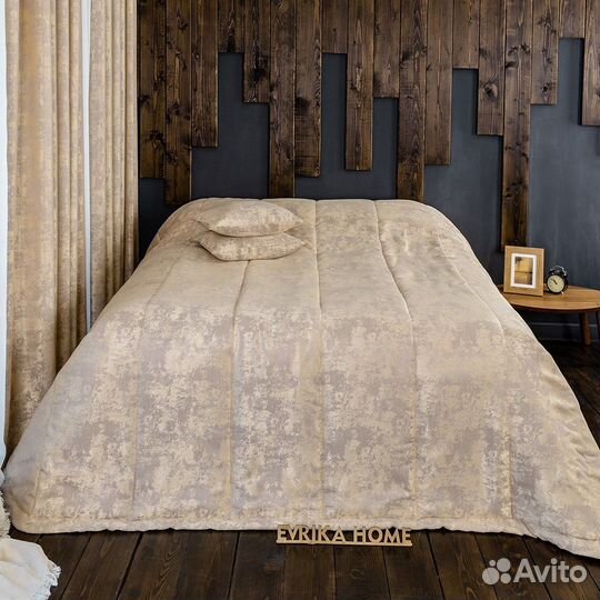 Покрывало Зарина золото новое плед на кровать