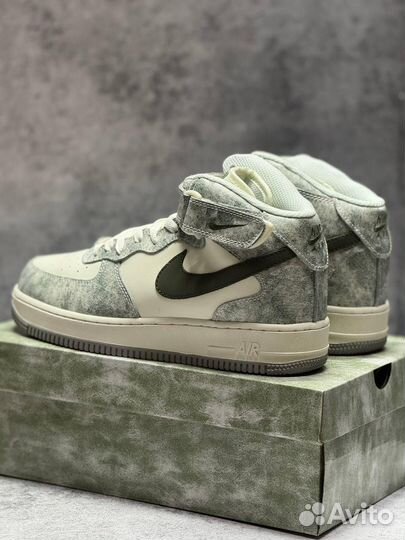 Кроссовки Nike Air Force 1 High зимние (Арт.50234)