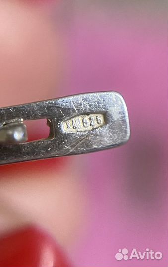 Серебряный набор серьги и кольцо 925