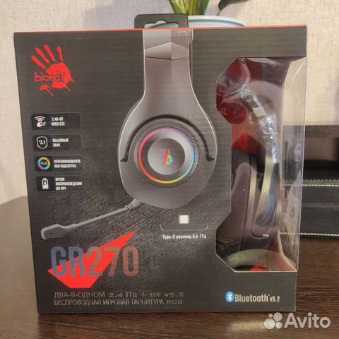 Новая беспроводная гарнитура A4Tech Bloody GR270