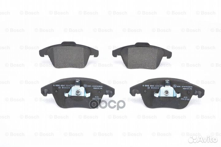 Колодки тормозные дисковые перед 0986494324