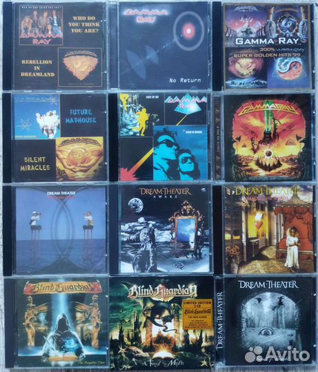 CD диски. Рок, металл зарубежный