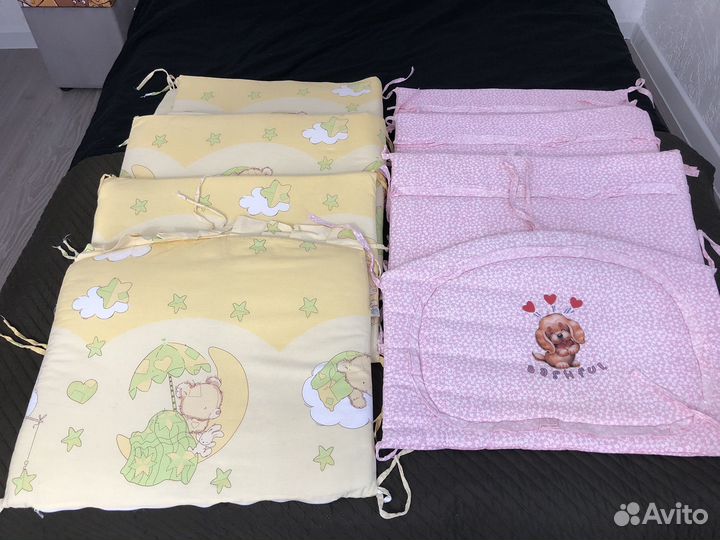 Бортики в детскую кроватку