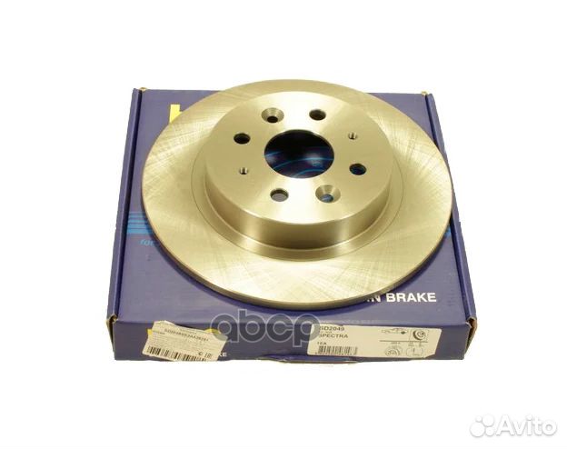 SD2049 диск тормозной задний KIA Cerato/Shuma