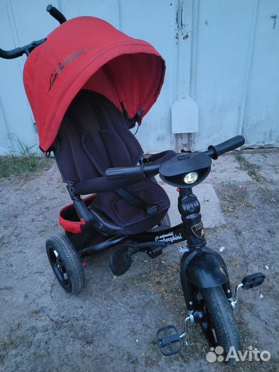 Детский трехколесный велосипед lamborghini